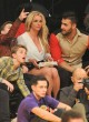 Britney Spears shows her legs and cleavage pics