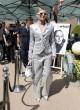 Diane Kruger wows all in a silver pantsuit pics