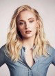 Sophie Turner posing sexy in double denim pics