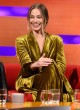 Margot Robbie oozes beauty in gold pantsuit pics