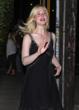 Fanning Sisters Elle Fanning: Radiant in Black After Santa Monica Dinner pics