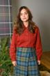 Jenna Coleman Jenna Coleman's Tartan Triumph: A Modern Twist on Heritage Style! pics