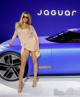 Brooks Nader Brooks Nader Dazzles at Jaguar Event in Daring Nude Dress pics