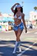 Rachel Pizzolato Rachel Pizzolato: Venice Beach Heatwave in Denim and Sparkles! pics