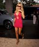 Brooks Nader Brooks Nader Dazzles in Daring Pink Mini Dress pics