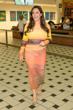 Kelly Brook Kelly Brook Radiates Sunshine in Stunning Sunset Dress! pics