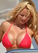 Pamela Anderson on a yacht in st tropez pics