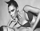 Victoria Beckham posing in sexy lingerie videos