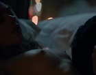 Imogen Poots showing tits, making out videos