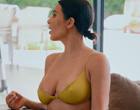 Kim Kardashian cleavage and pokey nipples videos