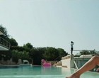 Euridice Axen fully nude by the pool videos