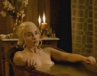 Emilia Clarke shows her tits and ass in got videos