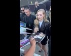 Amanda Seyfried wears a glittery blazer videos