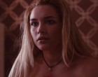 Florence Pugh nude tits, plays with knife videos