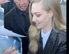 Amanda Seyfried sexy with her fans videos