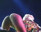 Miley Cyrus shows her ass on stage videos